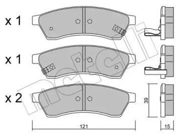 Дополнительные работы METELLI для CHEVROLET EPICA (KL1_) 2.0 D