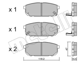 Дополнительные работы METELLI для KIA SORENTO I (JC) 2.5 CRDi