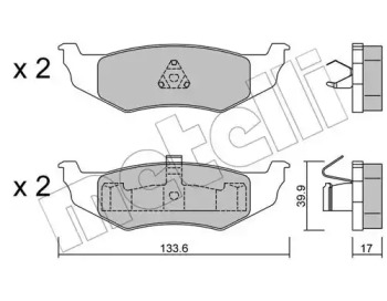 Запчасти для ТО METELLI для DODGE NEON 2.0 16V
