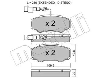 Дополнительные работы METELLI для NISSAN CABSTAR (F24M, F24W) 28.11 DCI, 32.11 DCI, 35.11 DCI 2.5 (F24M)
