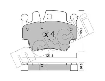 Запчасти для ТО METELLI для PORSCHE 911 Кабриолет (997) 3.8 Carrera 4S