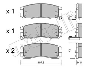 Запчасти для ТО METELLI для CHEVROLET TRANS SPORT 3.4 V6