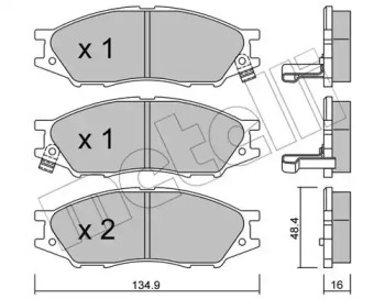 Запчасти для ТО METELLI для NISSAN ALMERA II Hatchback (N16) 1.5