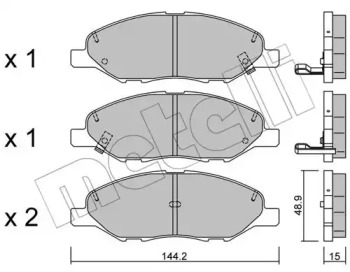 Запчасти для ТО METELLI для NISSAN TIIDA Хэтчбек (C11) 1.5 dCi