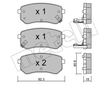 Запчасти для ТО METELLI для KIA PICANTO (BA) 1.1 CRDi