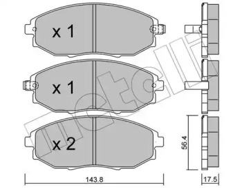 Дополнительные работы METELLI для CHEVROLET EPICA (KL1_) 2.0 D