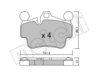 Дополнительные работы METELLI для PORSCHE 911 Кабриолет (997) 3.6 Carrera