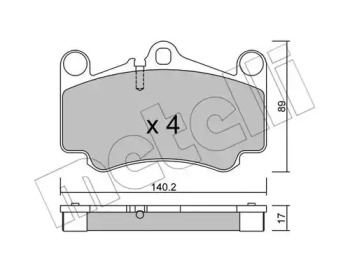 Запчасти для ТО METELLI для PORSCHE 911 Кабриолет (997) 3.8 Carrera 4S