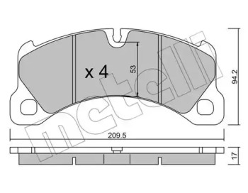 Дополнительные работы METELLI для PORSCHE CAYENNE (92A) 3.0 Diesel