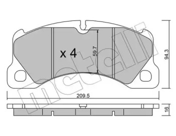 Дополнительные работы METELLI для PORSCHE CAYENNE (9PA) Turbo 4.5