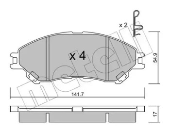 Запчасти для ТО METELLI для SUZUKI VITARA (LY) 1.4 T AllGrip (APK 414)