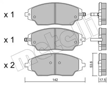 Дополнительные работы METELLI для CHEVROLET AVEO седан (T300) 1.2