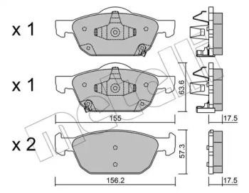 Запчасти для ТО METELLI для HONDA CIVIC IX (FK) 1.4 i-VTEC (FK1)