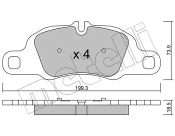 Запчасти для ТО METELLI для PORSCHE 911 Кабриолет (997) 3.6 Carrera