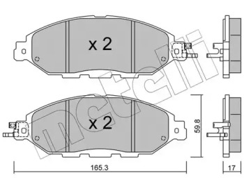 Запчасти для ТО METELLI для NISSAN PATHFINDER IV (R52) 3.0 dCi 4WD