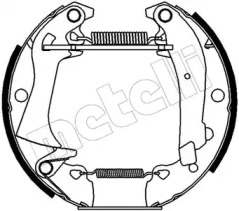Барабанный тормозной механизм METELLI для PEUGEOT 204 Break 1.3 D