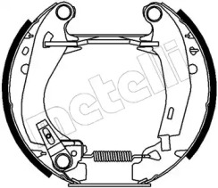 Тормозная колодка / накладка METELLI для PEUGEOT 205 I (741A/C) 1.7 Diesel