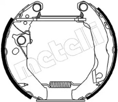 Барабанный тормозной механизм METELLI для FORD FIESTA III (GFJ) 1.6