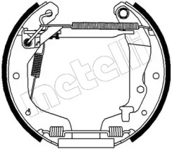 Барабанный тормозной механизм METELLI для CHEVROLET KALOS 1.2