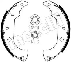 Барабанный тормозной механизм METELLI для ALFA ROMEO 146 (930_) 1.9 JTD (930.B4B)