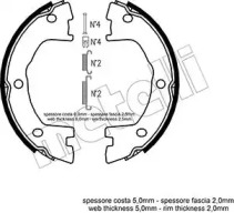 Тормоза METELLI для NISSAN CABSTAR (F24M, F24W) 35.14 DCI, 45.14 DCI 2.5 (F24M)