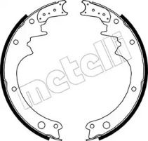 Барабанный тормозной механизм METELLI для NISSAN CABSTAR (F22, H40) 2.5 TD (F22)