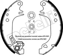 Тормозная колодка / накладка METELLI для PEUGEOT 205 I (741A/C) 1.7 Diesel
