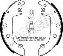 Тормозная колодка / накладка METELLI для PEUGEOT 305 II Break (581E) 1.9 Diesel
