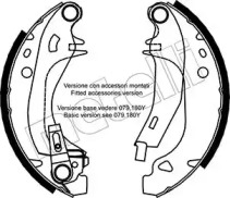 Тормозная колодка / накладка METELLI для PEUGEOT 205 I (741A/C) 1.7 Diesel