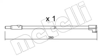 Дисковой тормозной механизм METELLI для NISSAN CABSTAR E (TL_, VL_) 125.35, 125.45 (TL0, VL0)
