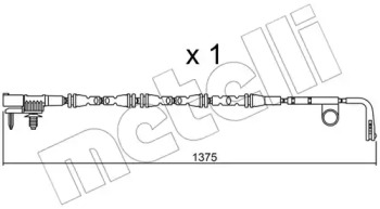 Дисковой тормозной механизм METELLI для LAND ROVER DISCOVERY V (L462) 3.0 D 4x4