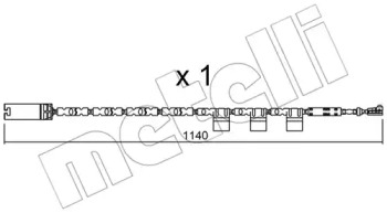 Тормоза METELLI для MINI MINI купе (R58) Cooper