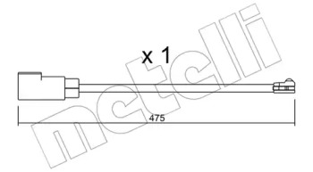 Дисковой тормозной механизм METELLI для FORD TRANSIT CUSTOM автобус 2.2 TDCi