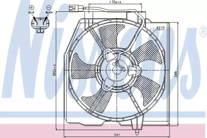 Система охлаждения NISSENS для MAZDA 323 S VI (BJ) 1.9 16V