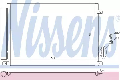 Конденсатор NISSENS для FORD KA (RU8) 1.2