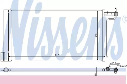 Конденсатор NISSENS для FORD GRAND C-MAX (DXA/CB7, DXA/CEU) 1.6 Ti