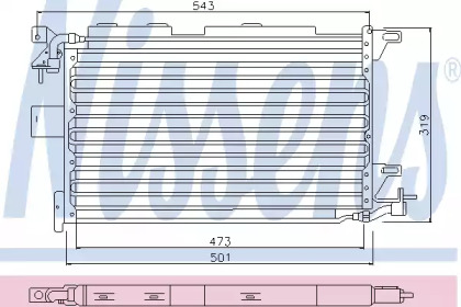 Кондиционер NISSENS для PEUGEOT 106 I (1A, 1C) 1.6