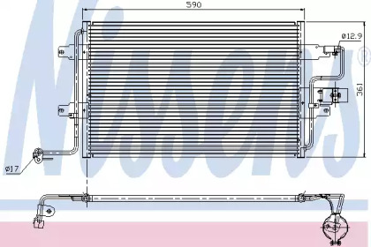 Кондиционер NISSENS для VW BORA Variant (1J6) 1.4 16V