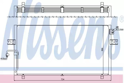 Кондиционер NISSENS для NISSAN MAXIMA / MAXIMA QX IV Station Wagon (A32) 3.0 QX