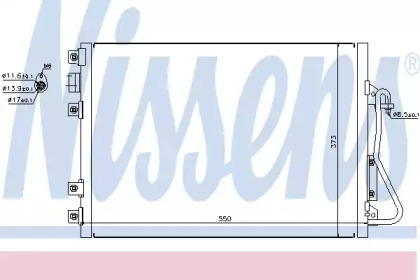 Кондиционер NISSENS для NISSAN KUBISTAR (X76) 1.5 dCi