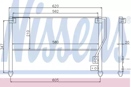 Кондиционер NISSENS для MAZDA 323 F V (BA) 1.5 16V