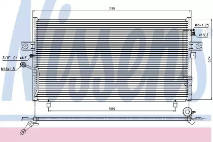 Кондиционер NISSENS для NISSAN MAXIMA / MAXIMA QX IV Station Wagon (A32) 3.0 QX
