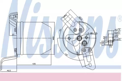 Осушитель NISSENS для BMW 3 Compact (E36) 318 ti