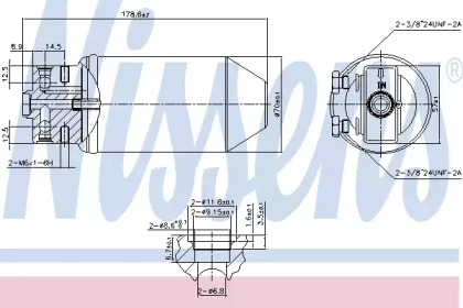 Кондиционер NISSENS для SAAB 900 II Кабриолет 2.5 -24 V6