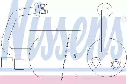 Кондиционер NISSENS для FORD COUGAR (EC_) 2.5 V6 24V