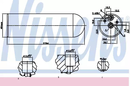 Кондиционер NISSENS для MERCEDES-BENZ SPRINTER 3-t Фургон (903) 308 CDI