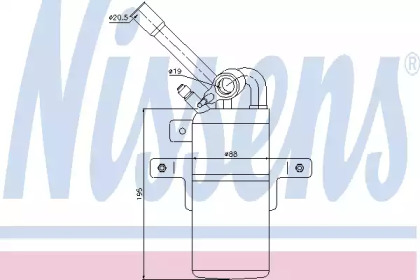 Кондиционер NISSENS для FORD TOURNEO CONNECT 1.8 TDCi /TDDi /DI