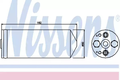 Кондиционер NISSENS для MAZDA 323 S VI (BJ) 2.0 D