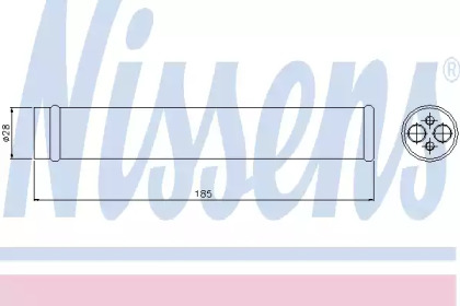 Кондиционер NISSENS для SUZUKI WAGON R+ (MM) 1.3 (RB 413)