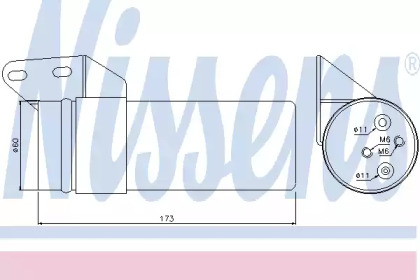 Осушитель NISSENS для DACIA LOGAN EXPRESS (FS_) 1.6